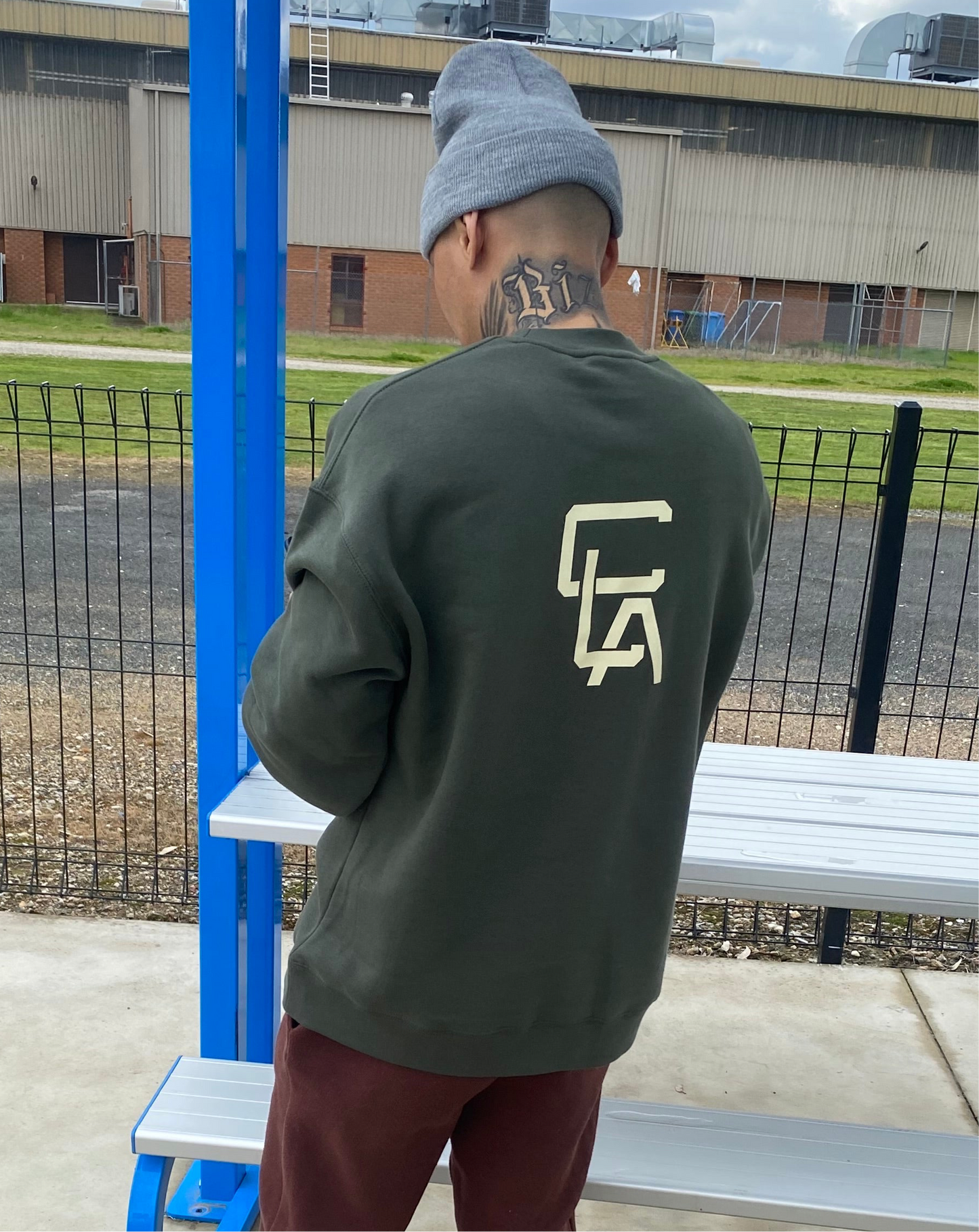CLASSIC CREW FEAR NOT TRYING - NATIVE GREEN