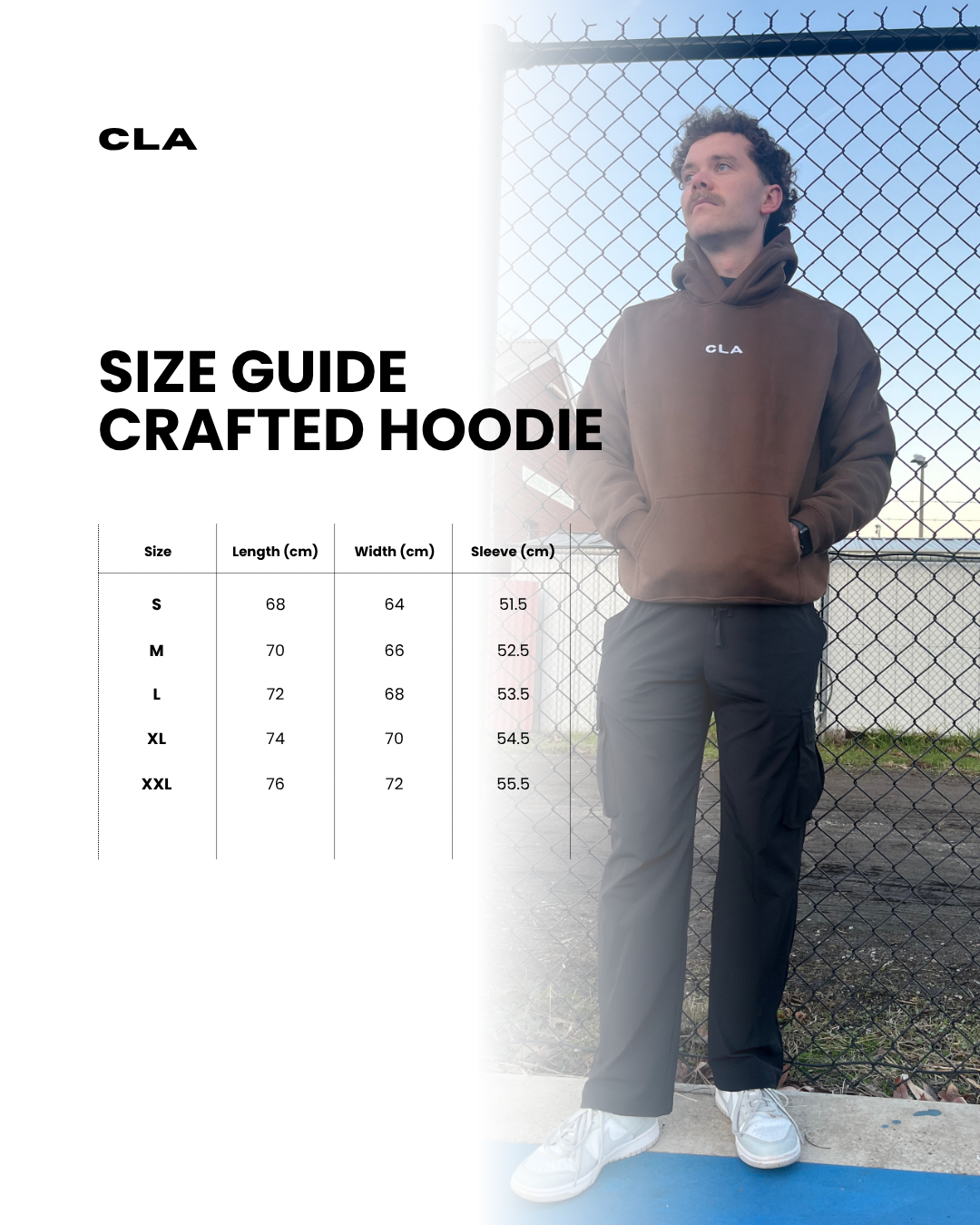 CRAFTED HOODIE - BROWN