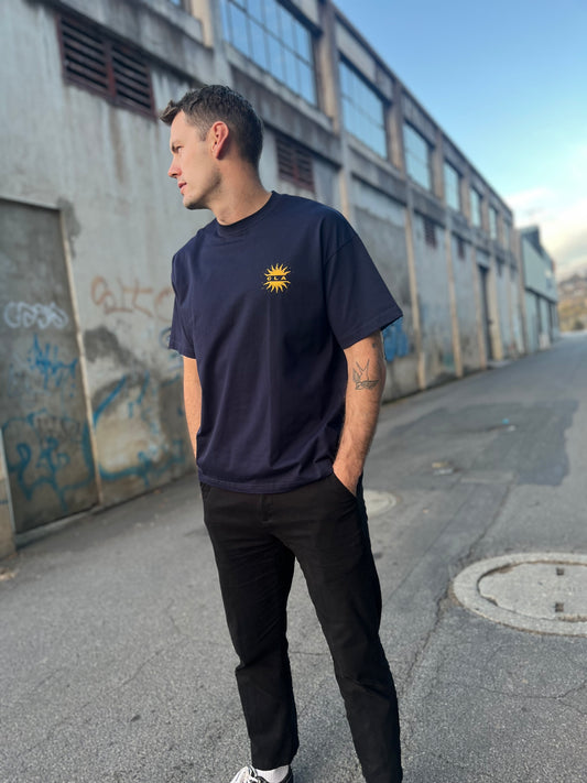 BRAND NEW CLA CRAFTED TEE - SUNRISE - DEEP BLUE