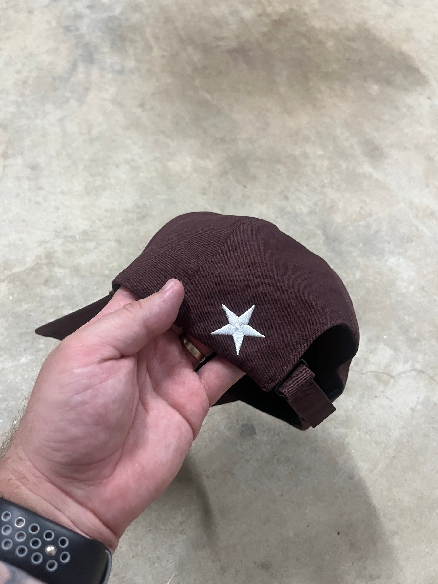 FRAME CAP - OLD ENGLISH LOGO - MAROON