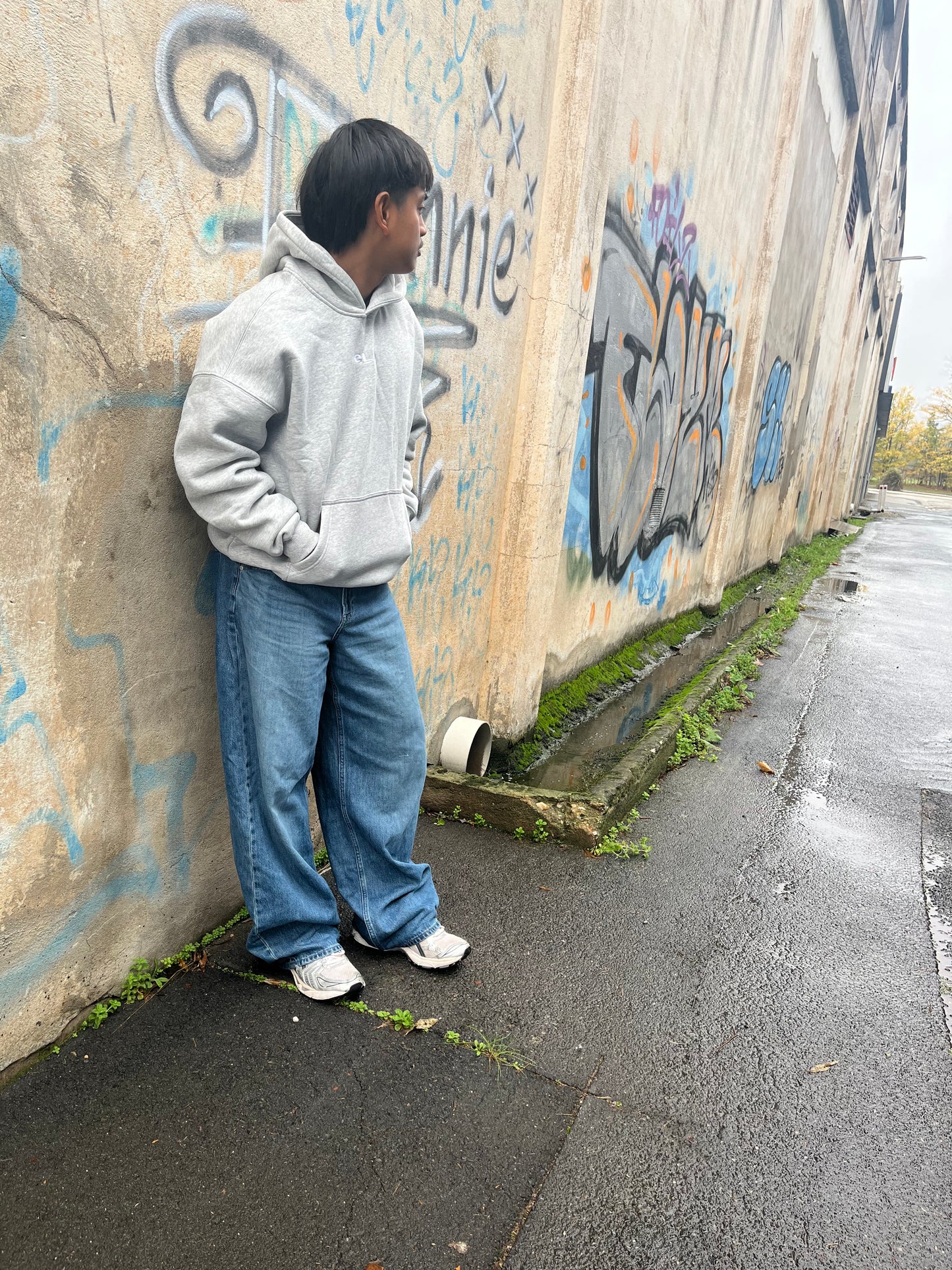 BRAND NEW CRAFTED HOODIE - GREY