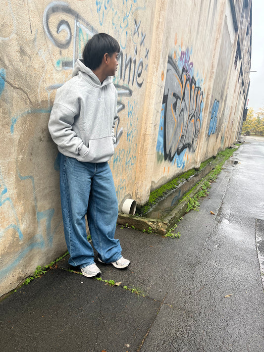 BRAND NEW CRAFTED HOODIE - GREY