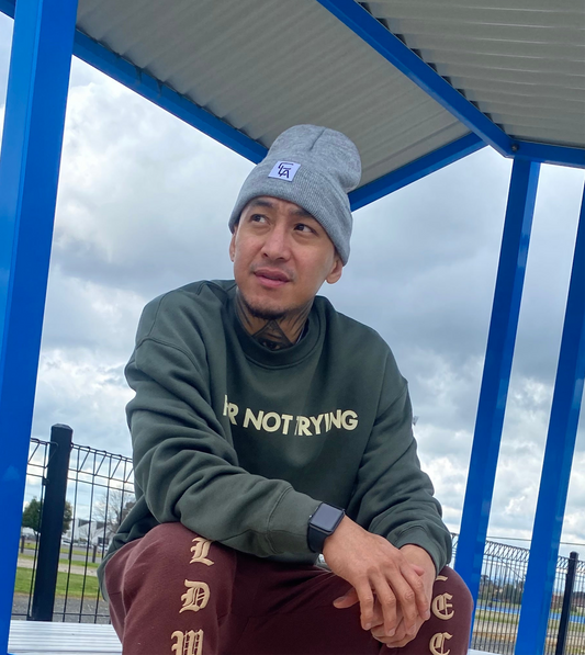 CLASSIC CREW FEAR NOT TRYING - NATIVE GREEN