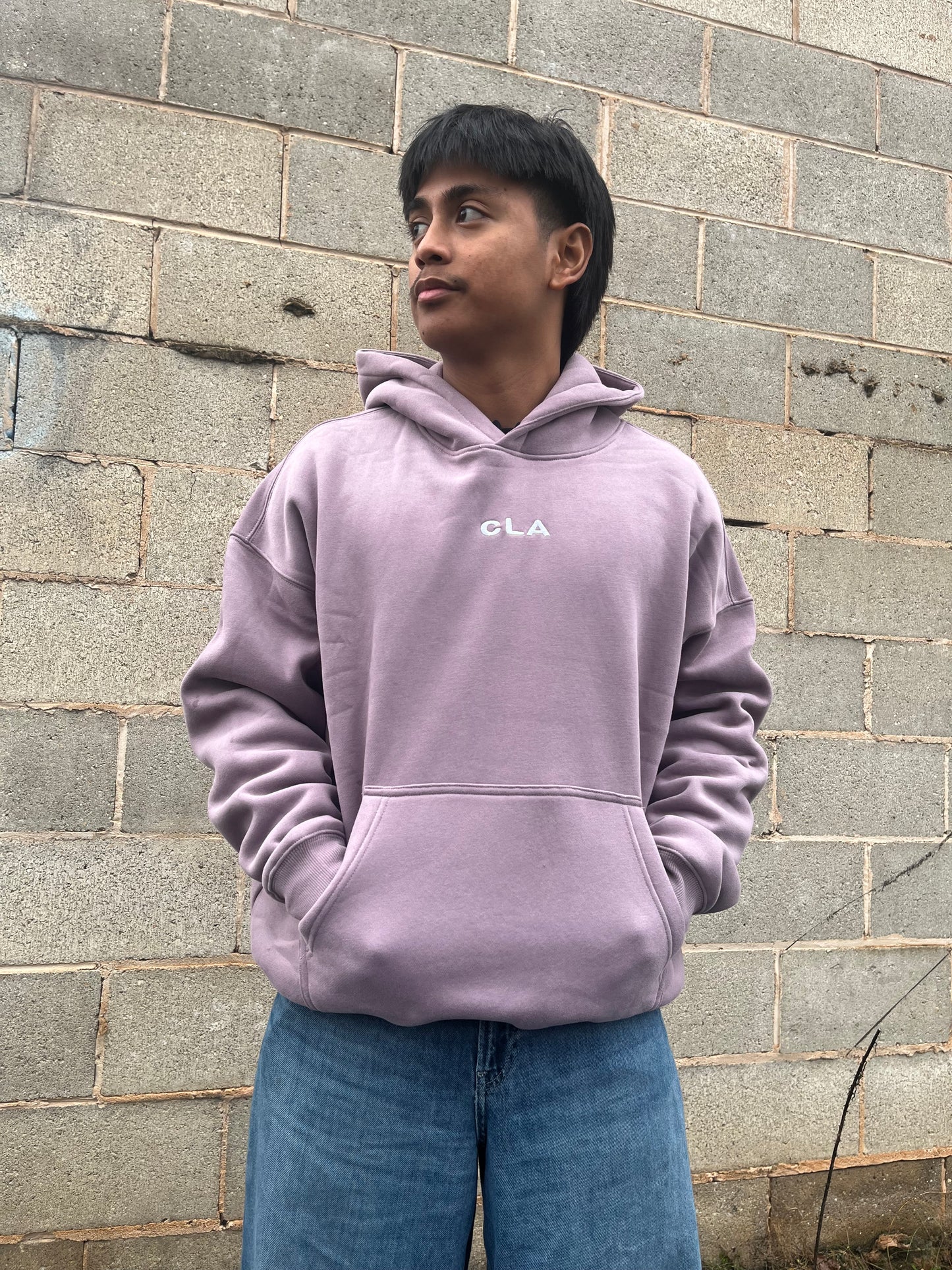 BRAND NEW CRAFTED HOODIE - MAUVE