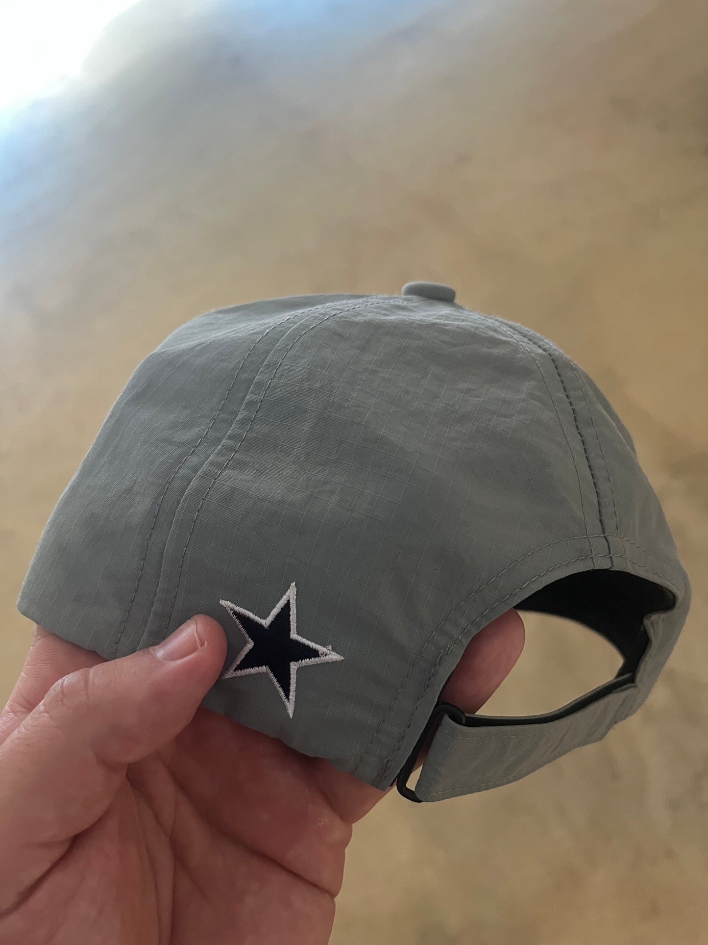 BRAND NEW ESSENTIALS CAP - BLOCK LOGO - GREY