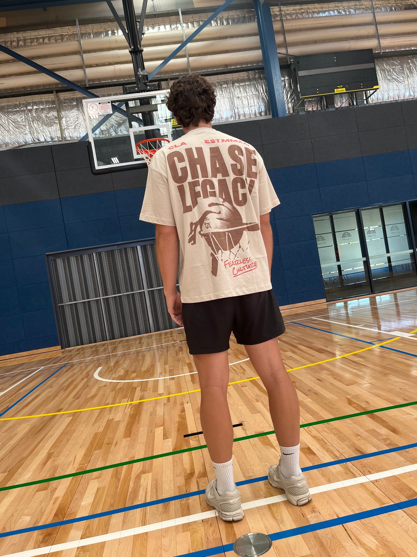 BRAND NEW CRAFTED TEE - CHASE LEGACY - OFF WHITE