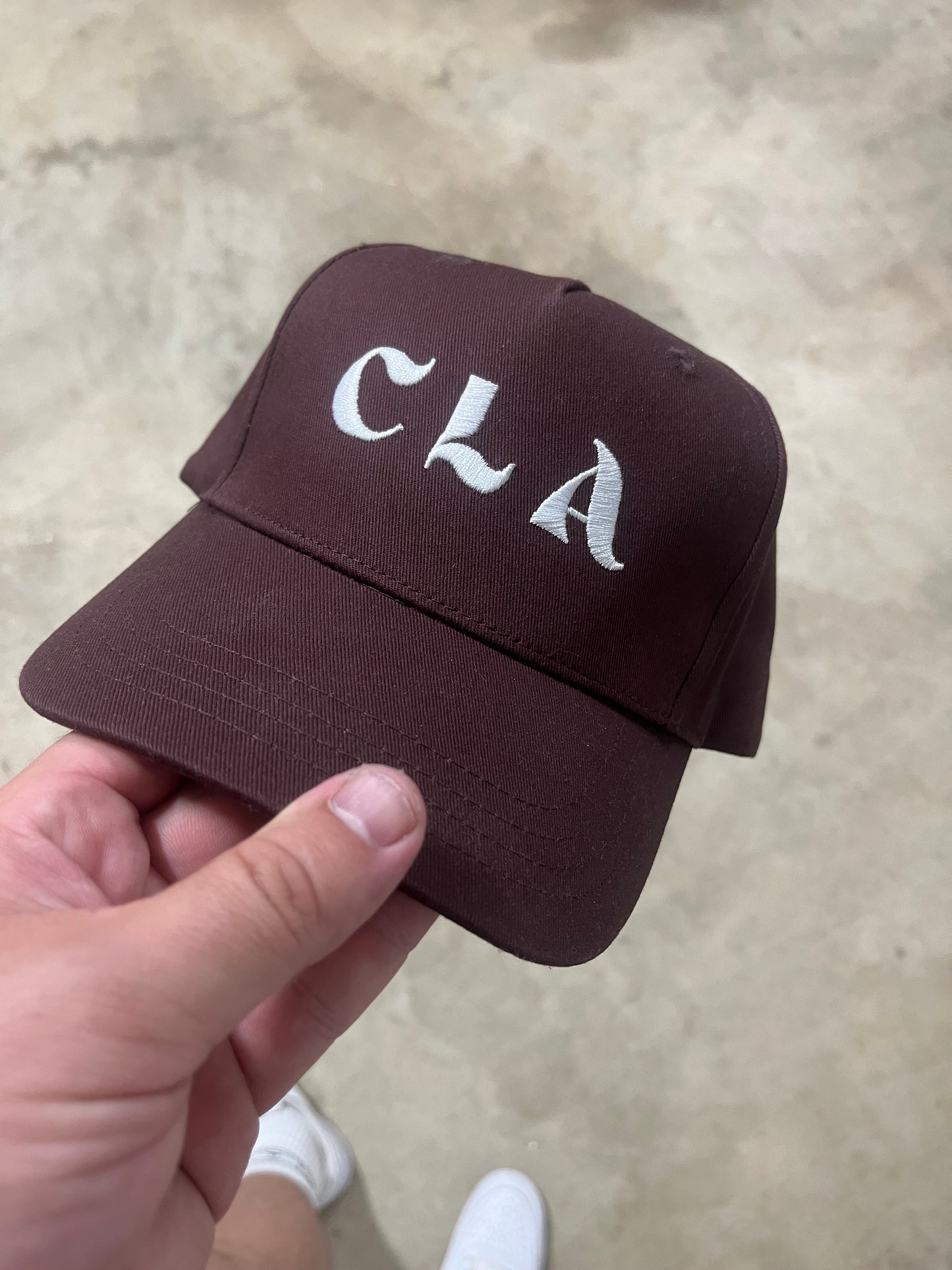 FRAME CAP - OLD ENGLISH LOGO - MAROON