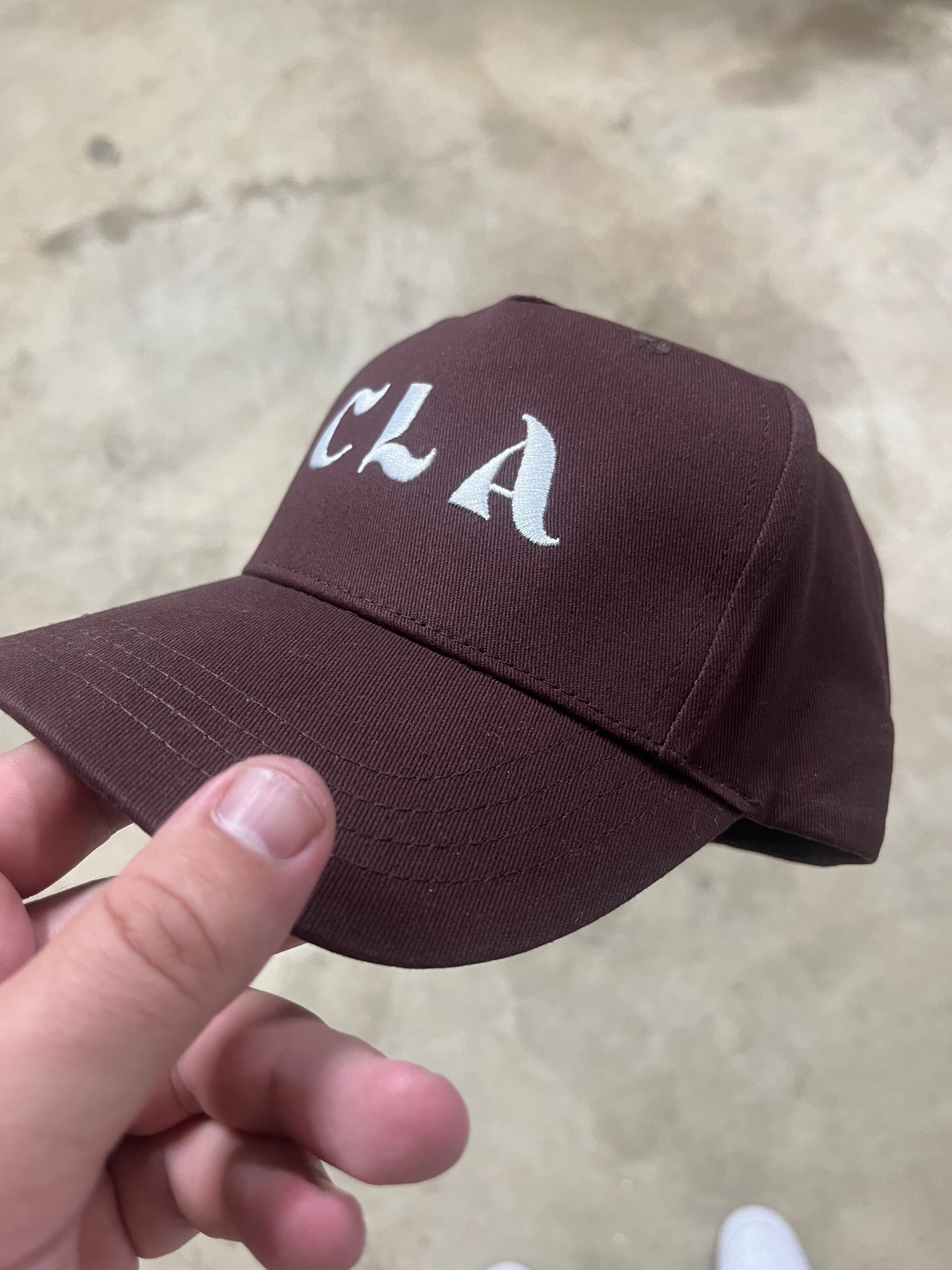 FRAME CAP - OLD ENGLISH LOGO - MAROON