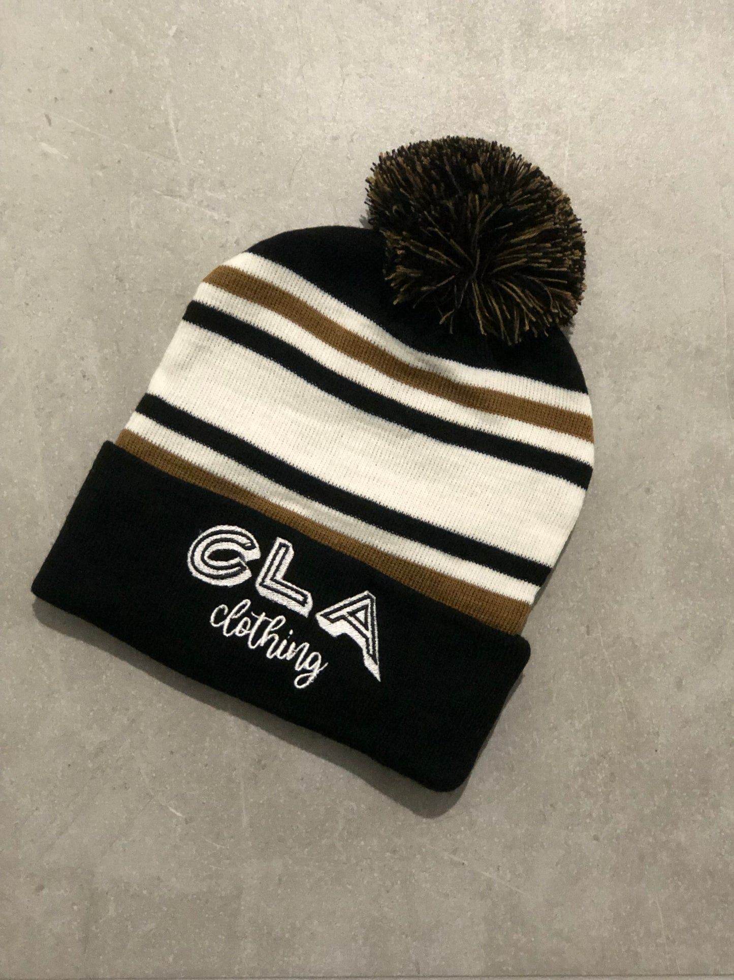 CREST BEANIE - STRIPED