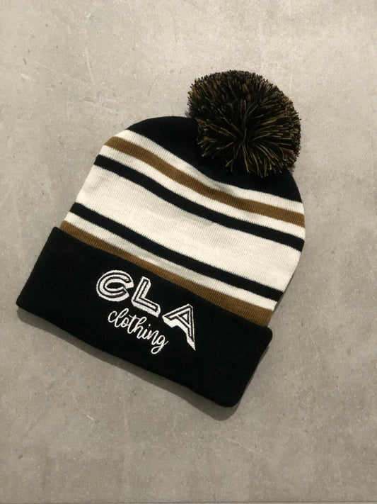 CREST BEANIE - STRIPED