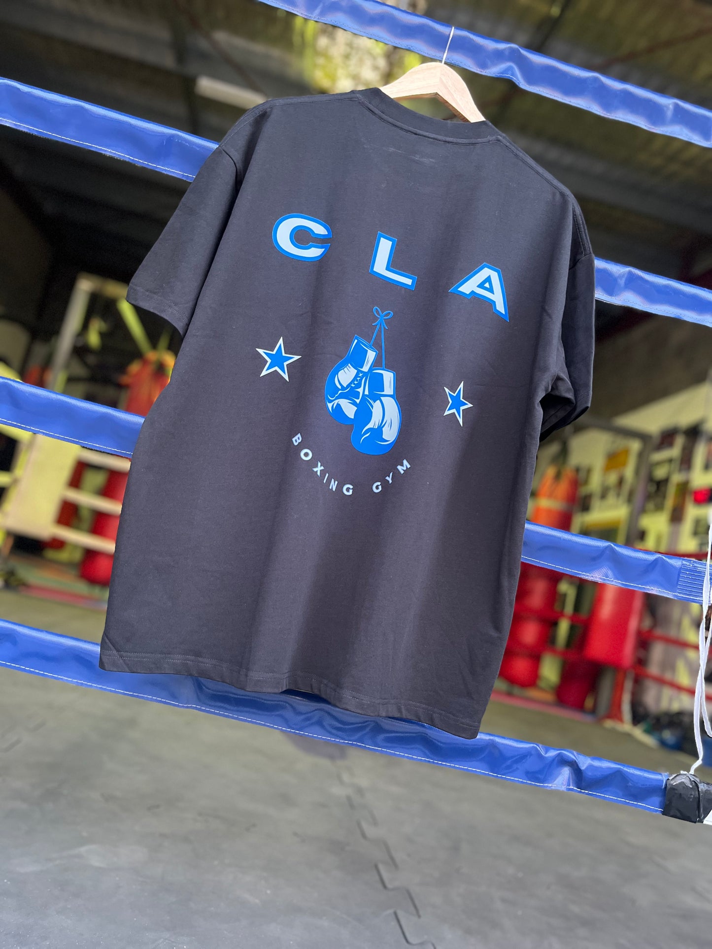 CRAFTED TEE - BOXING GYM - BLACK