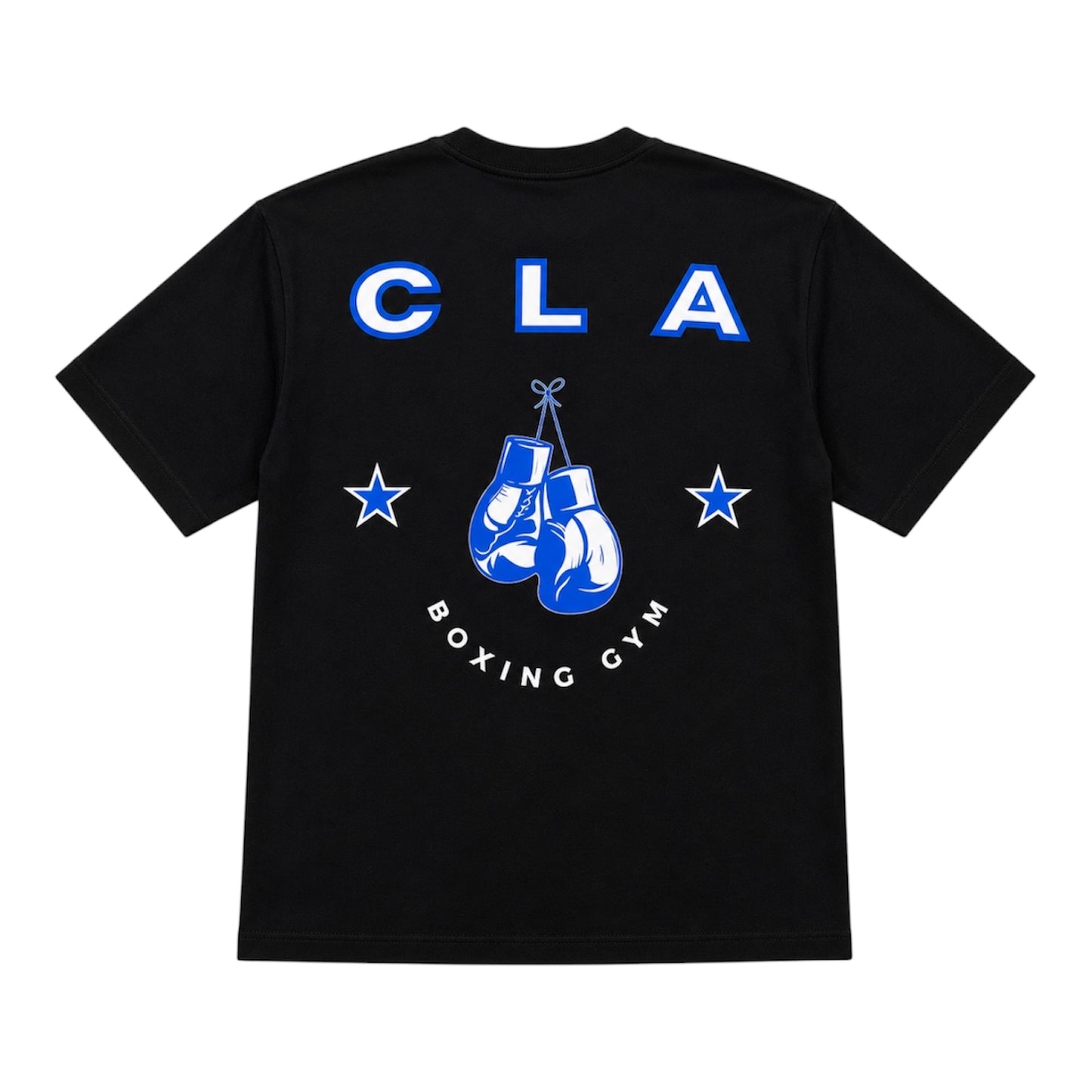 CRAFTED BOXING GYM TEE - BLACK / BLUE