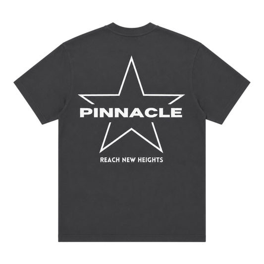 CRAFTED PINNACLE STAR TEE - GREY