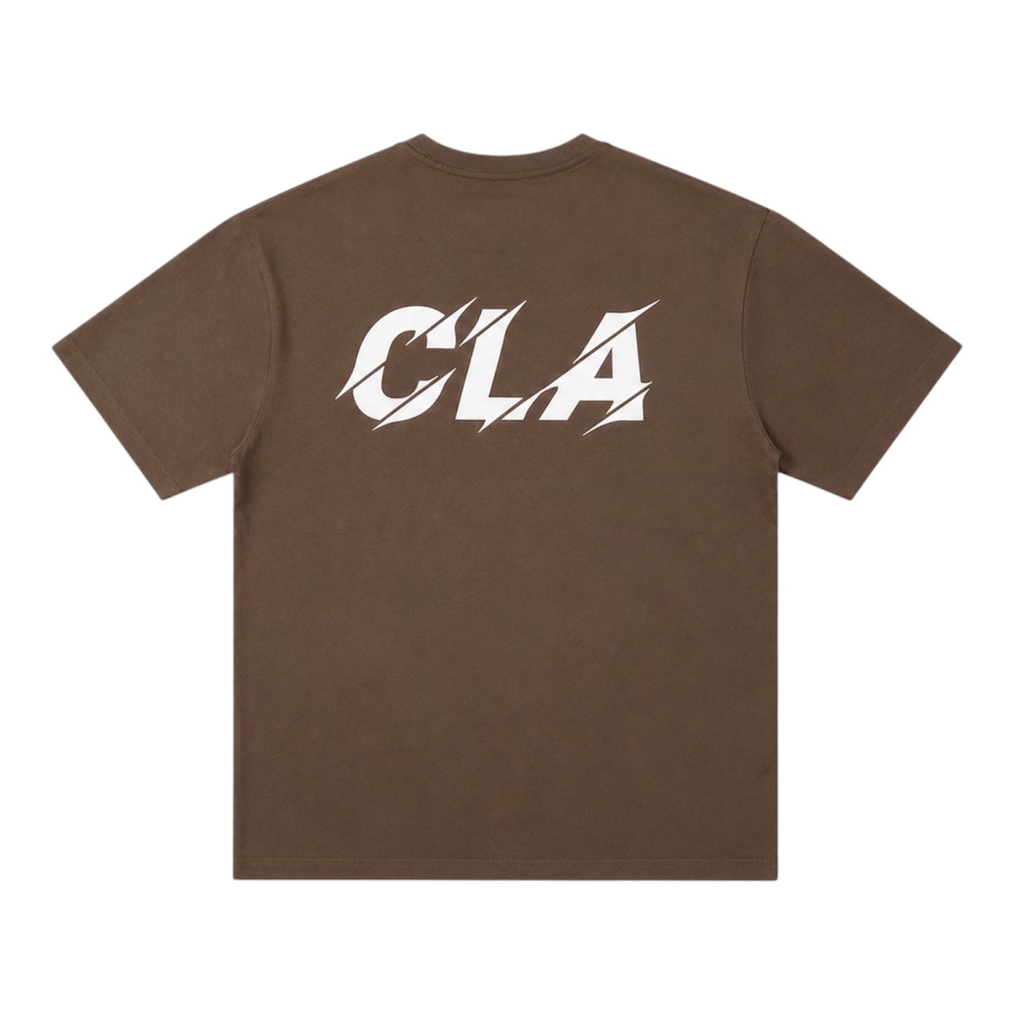 CRAFTED STRIKE LOGO TEE - BROWN