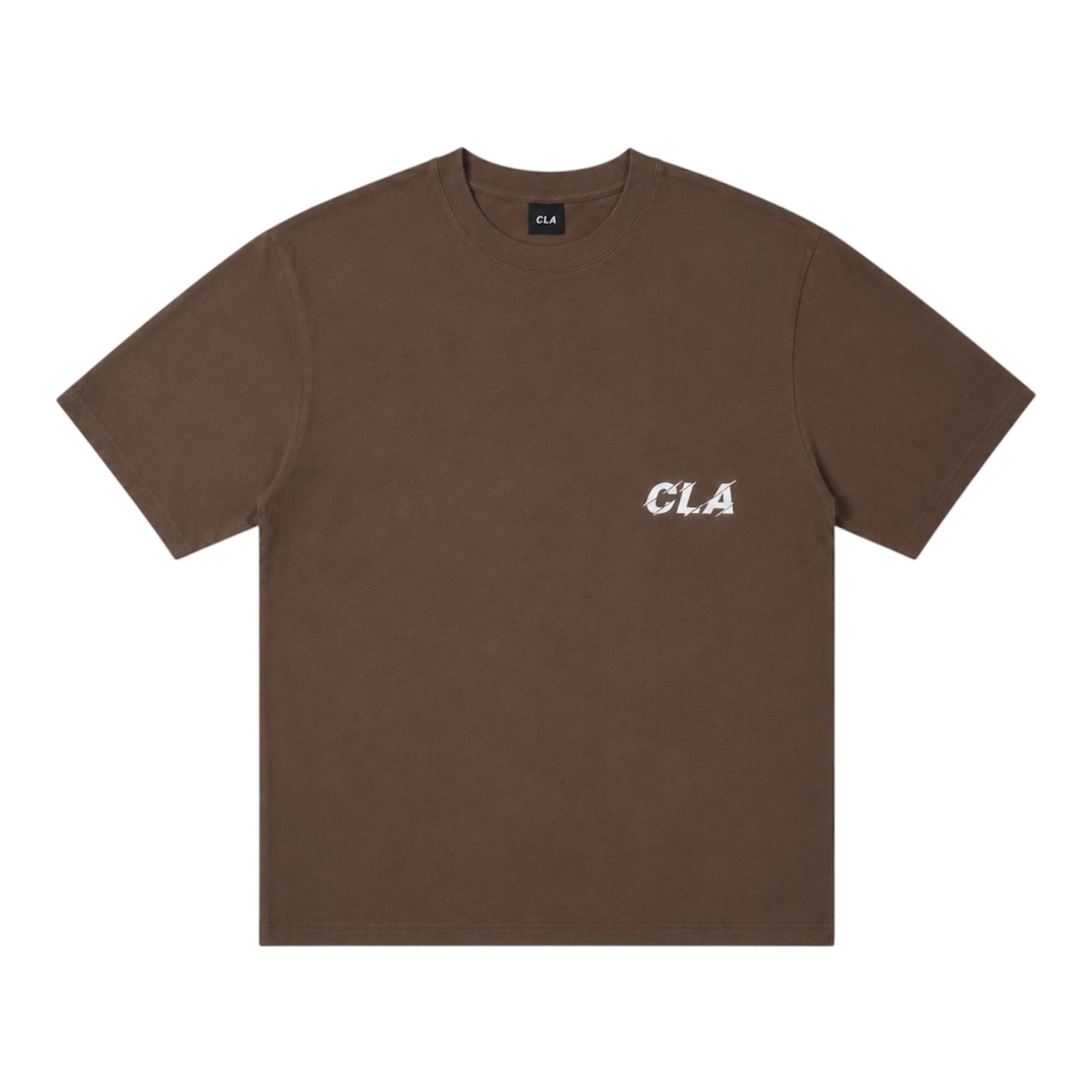 CRAFTED STRIKE LOGO TEE - BROWN
