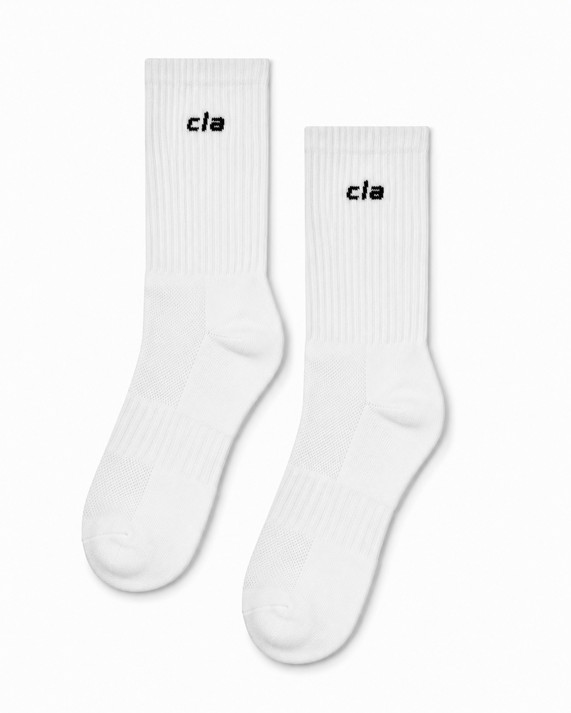 BRAND NEW HYBRID CREW SOCKS - WHITE