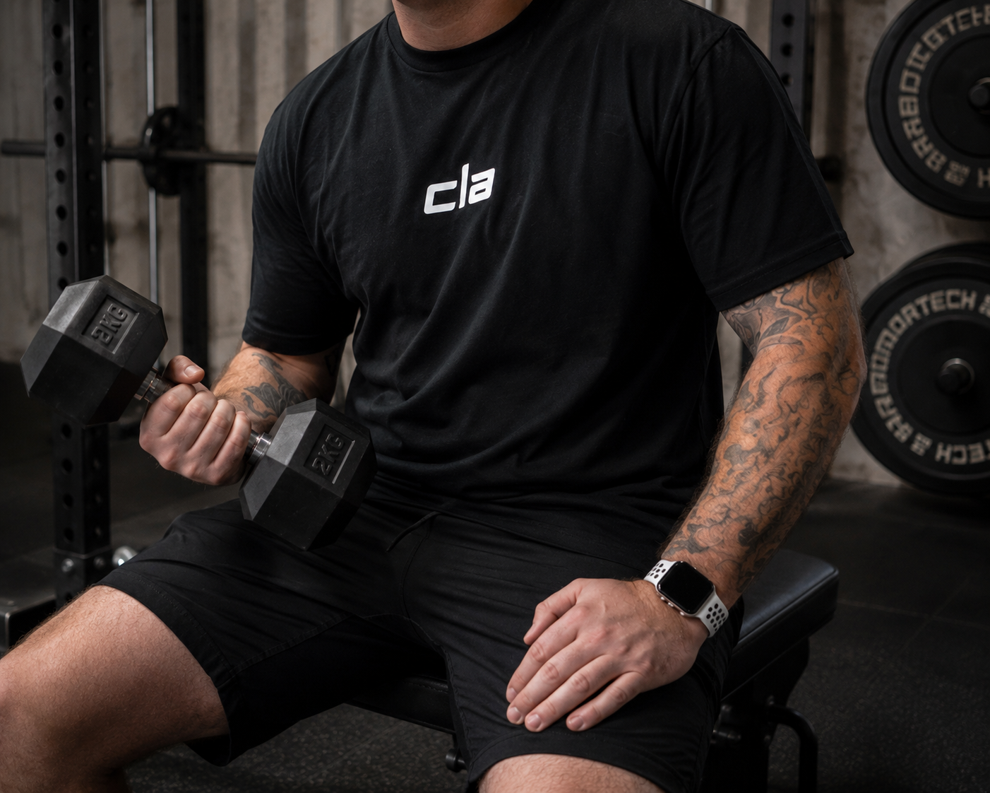 BRAND NEW HYBRID TEE - BLACK