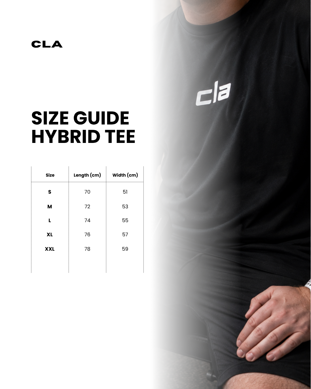BRAND NEW HYBRID TEE - BLACK