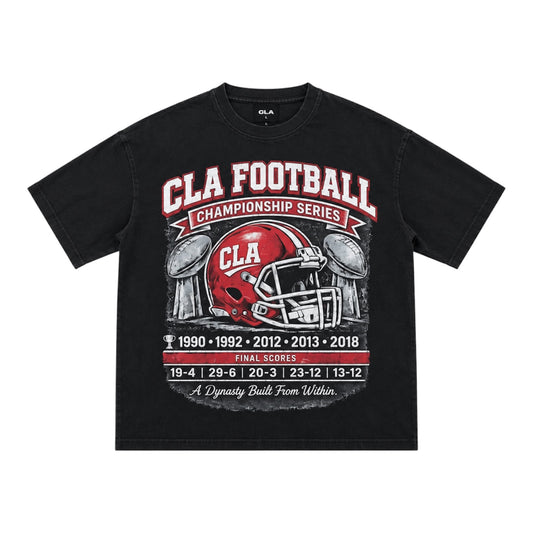 BRAND NEW VINTAGE CLA FOOTBALL TEE - WASHED GREY