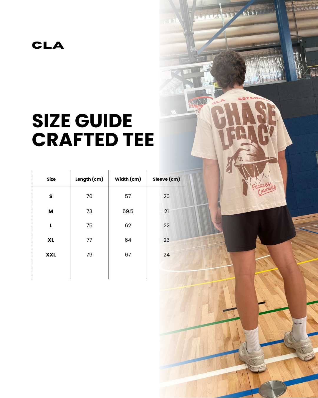 BRAND NEW CRAFTED TEE - CHASE LEGACY - OFF WHITE