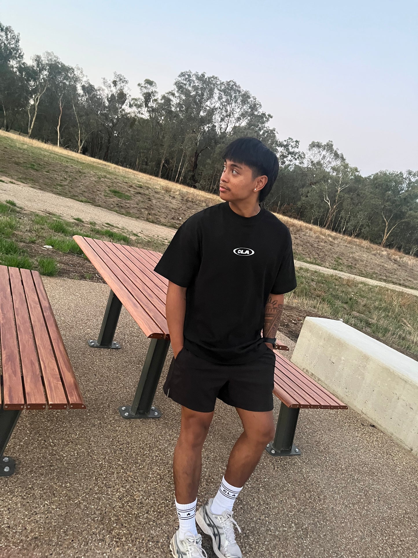 BRAND NEW CRAFTED TEE - ECLIPSE LOGO - BLACK