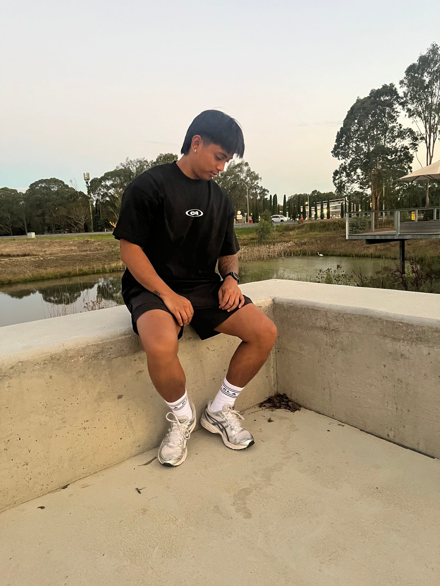 BRAND NEW CRAFTED TEE - ECLIPSE LOGO - BLACK