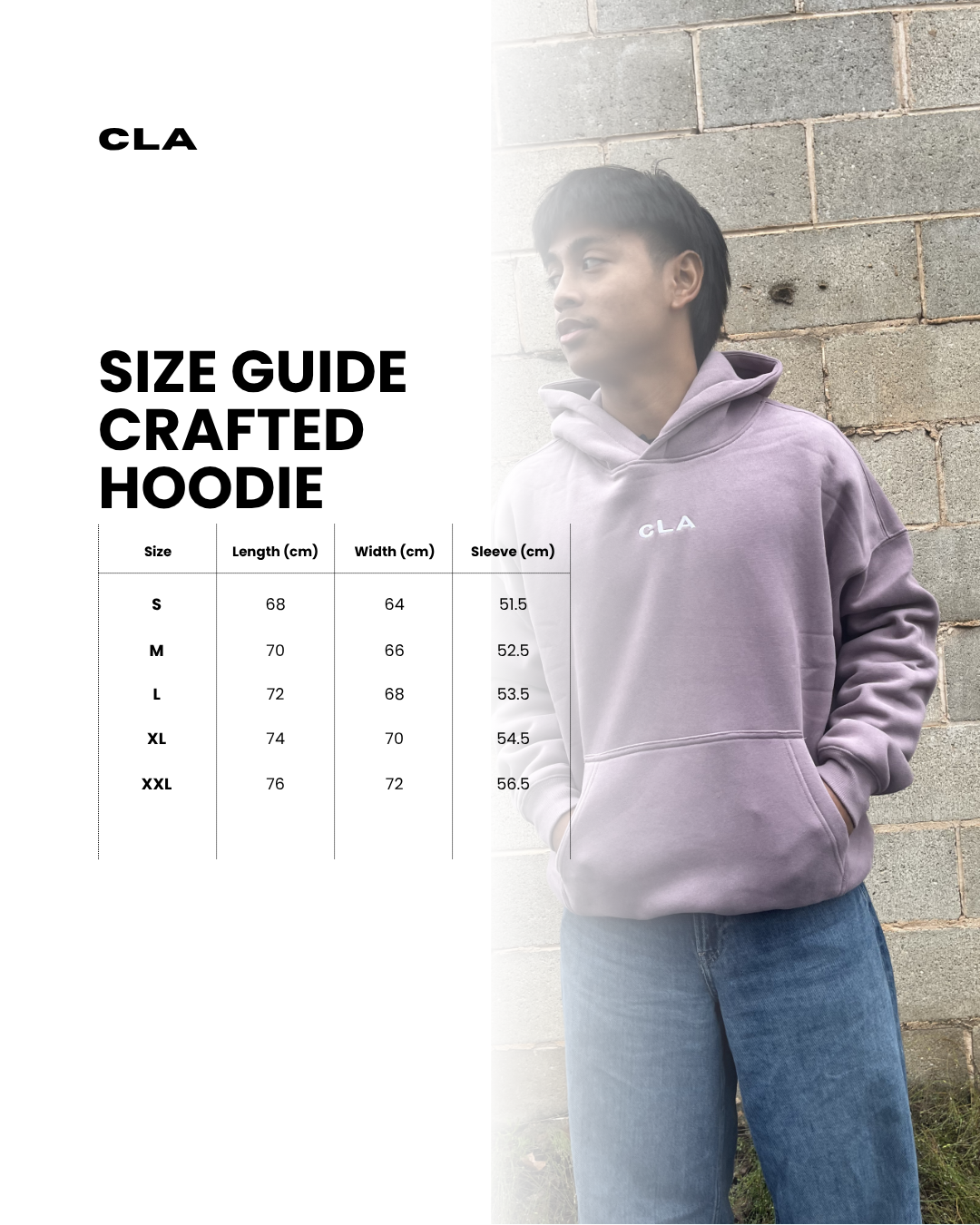BRAND NEW CRAFTED HOODIE - MAUVE