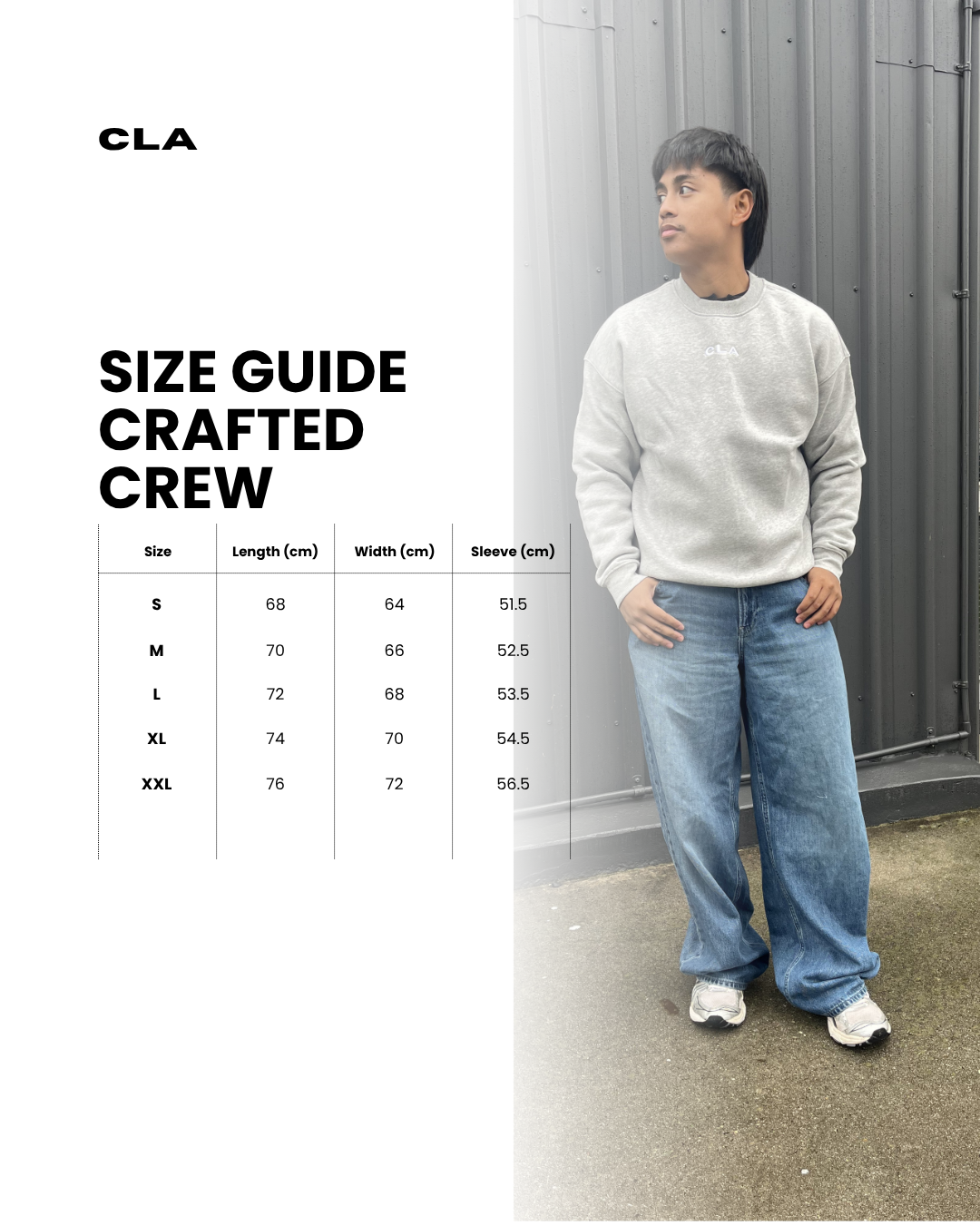 CRAFTED CREW - GREY
