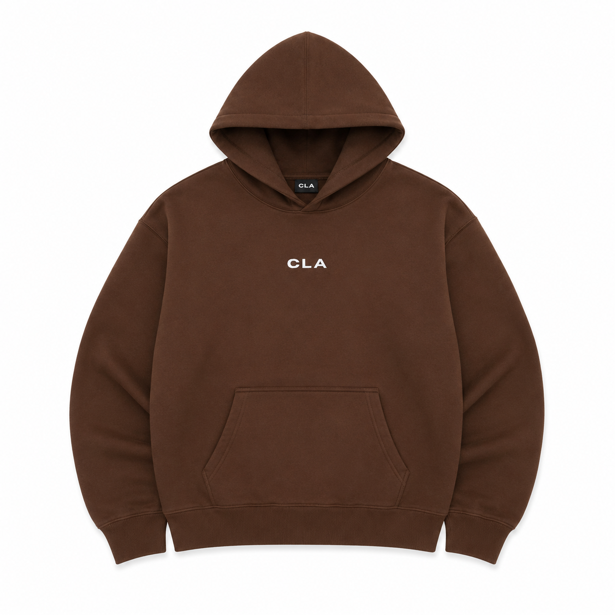 CRAFTED HOODIE - BROWN