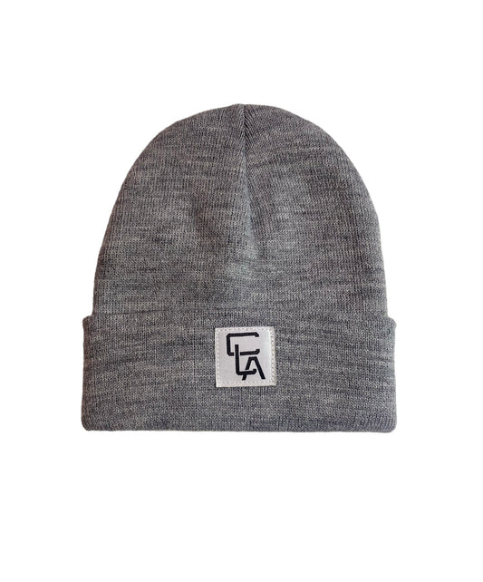 CUFFED BEANIE LINKED LOGO - GREY